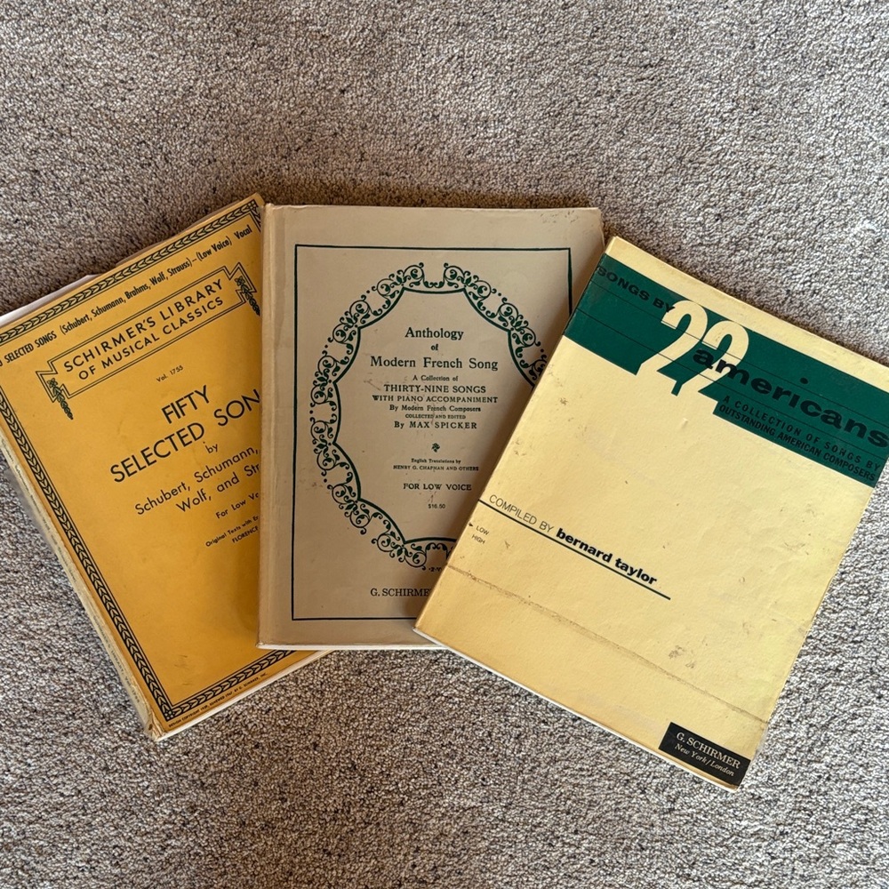 Vintage Music Songbooks Collection for Low Voice